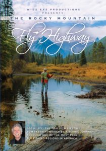 Fly Highway DVD cover featuring a fly fisherman fishing in a small river